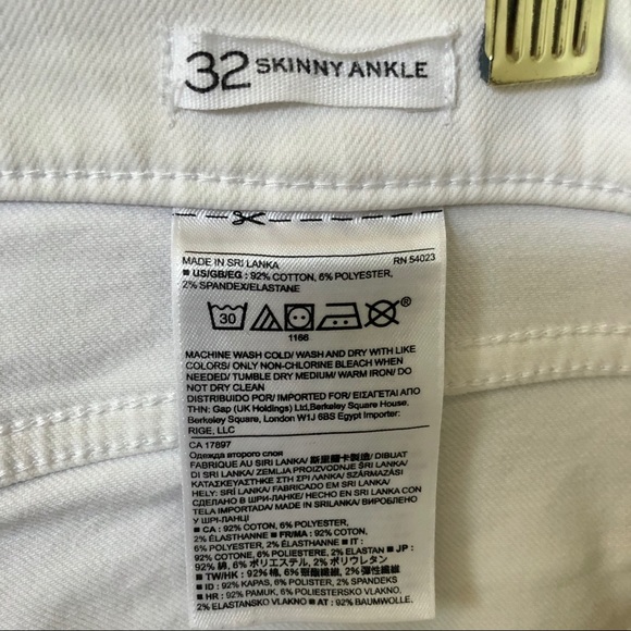 Banana Republic Premium Denim Skinny Ankle Jeans - Picture 7 of 7